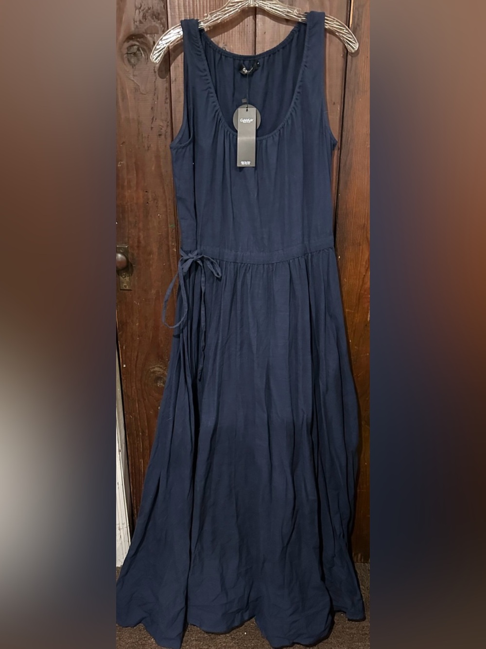 NWT! Women's Clocolor Navy Blue Dress L